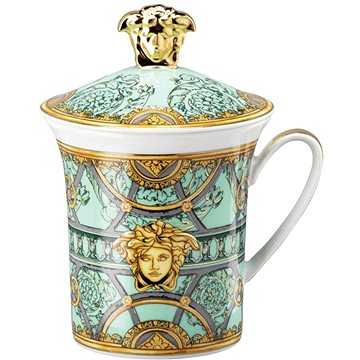 

ROSENTHAL VERSACE Hrnek s pokličkou Scalla Palazzo Verde