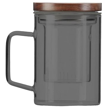 

Vialli Design Hrnek skleněný s infuzérem SOHO, 350 ml, grafitový_9361