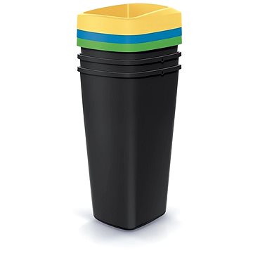 

Prosperplast Odpadkový koš Compacta Q drop set 3 × 25 l