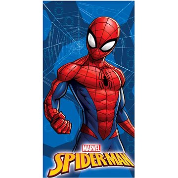 

4sleep Dětská osuška 70 × 140 cm, Spiderman modrý