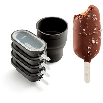 

Lékué Classic Creamy Sada silikonových forem na přípravu zmrzliny v čokoládě