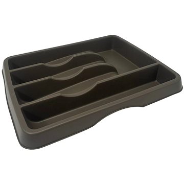 

BAMA Plastový příborník do zásuvky, hnědý