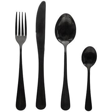 

Secret de Gourmet Sada příborů Shadow 16 kusů, barva černá