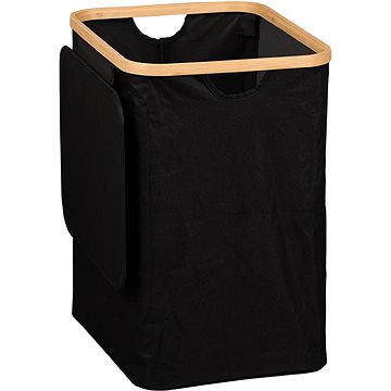 

KESPER Koš na prádlo černý, bambus, polyester 41 × 50 × 33 cm