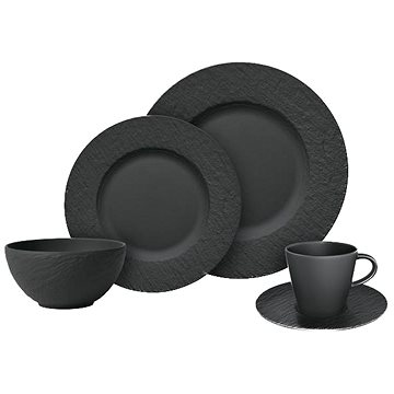 

Villeroy & Boch Jídelní sada Manufacture Rock Black, 20 ks