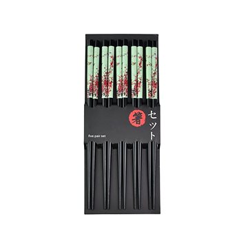 

Oriental Čínské jídelní hůlky Sakura 5 ks dřevo kulaté 22,5 cm