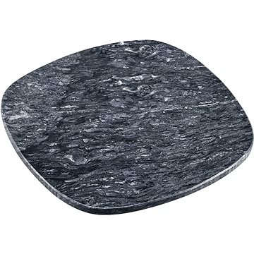 

KESPER Servírovací deska mramor, bufetový podnos leštěný 25 × 25 × 1,3 cm