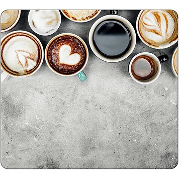 

KESPER Multifunkční skleněná deska coffee 56 × 50 × 1,4 cm