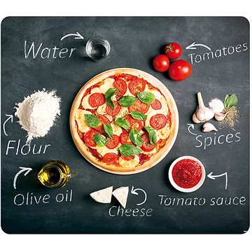 

KESPER Multifunkční skleněná deska Pizza 56 × 50 × 1,4 cm