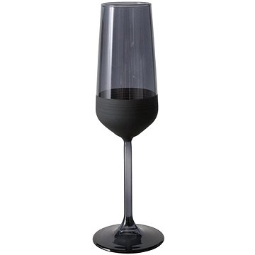 

Boltze Sklenice na šampanské Moluna 195 ml, černá
