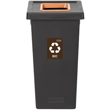 

Igotrend 724005 Koš na tříděný odpad 75 l, FIT BIN černá/hnědá