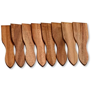 

KESPER Špachtle na raclette 8 ks, 13 × 3,5 cm, akáciové dřevo