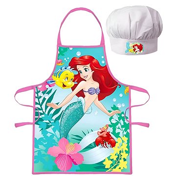 

Disney Dívčí kuchařská zástěra s čepicí – Ariela
