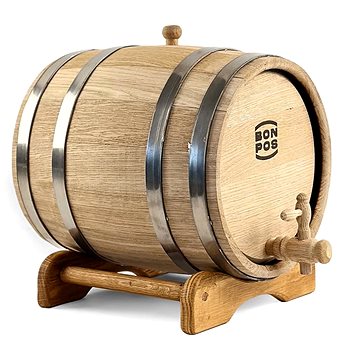 

BONPOS Dubový sud se stojanem 5 l