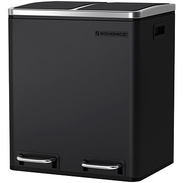 

Houseland Odpadkový koš Rubax 2 × 15 l, černý
