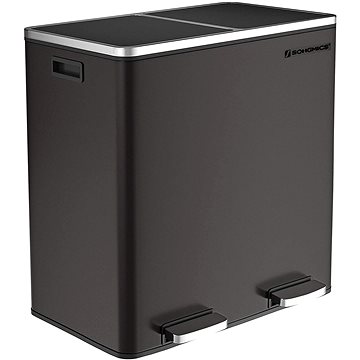

Houseland Odpadkový koš Rubax 2 × 30 l, černý