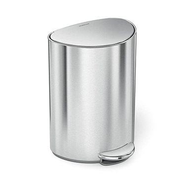 

Simplehuman Pedálový odpadkový koš 6 l, půlkulatý
