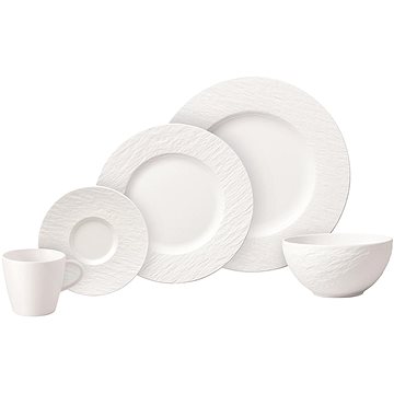 

Villeroy & Boch Jídelní sada Manufacture Rock Blanc, 20 ks