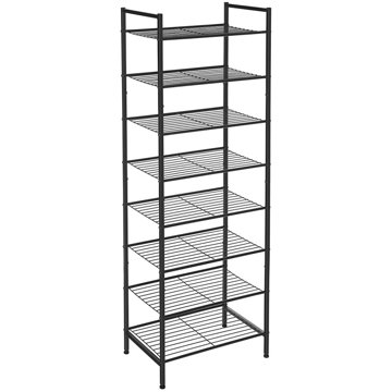 

SONGMICS Botník kovový, 8 polic, 45 × 31 × 129 cm