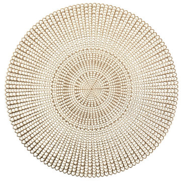 

Zeller Prostírání kulaté zlaté plastové, průměr 41 cm