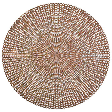 

Zeller Prostírání kulaté měděné plastové, průměr 41 cm