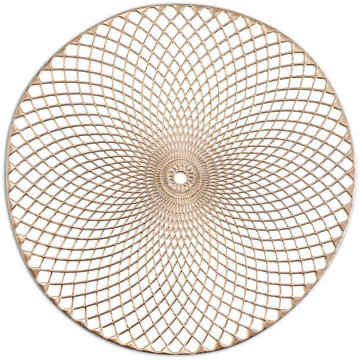 

Zeller Prostírání Mandala kulaté plastové zlaté, průměr 38 cm