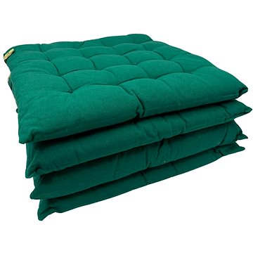 

HOME ELEMENTS z recyklované bavlny, 40 × 40 cm, set 4 ks, mint green, pratelný