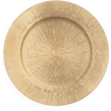 

Homla Raggi Dekorativní talíř zlatý, plast, 33 cm