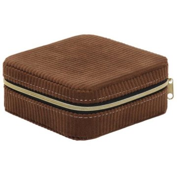 

Home Styling Collection Šperkovnice, manšestr 12 × 12 × 5 cm, hnědá