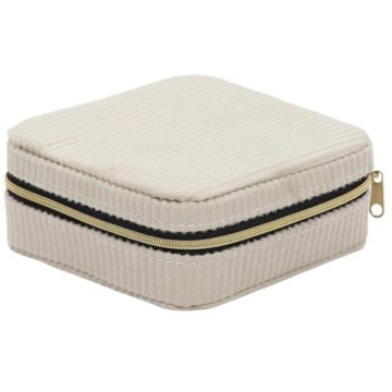 

Home Styling Collection Šperkovnice, manšestr 12 × 12 × 5 cm, šedá