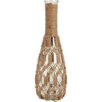 

Home Styling Collection Skleněná váza s provázkem, 30 cm