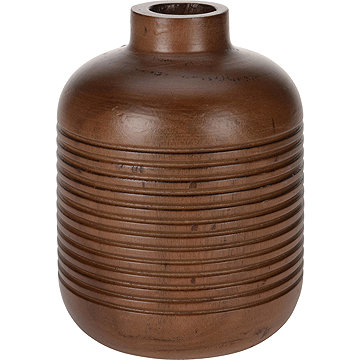 

Home Styling Collection Dřevěná váza, průměr 15 cm, hnědá