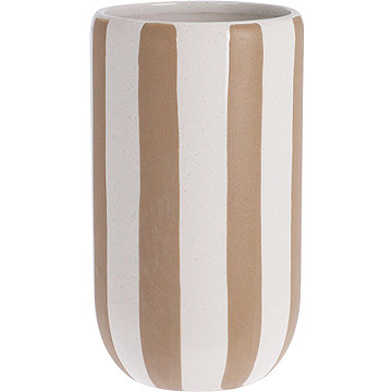 

Home Styling Collection Keramická váza s pruhy, průměr 12 × 20 cm