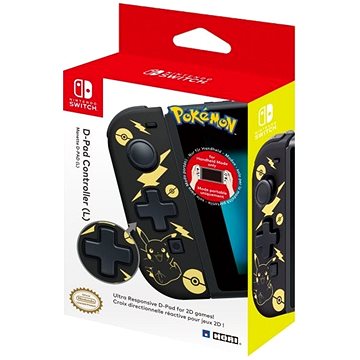 Hori D-Pad Controller - Pikachu Black Gold - Nintendo Switch