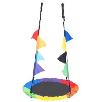 

Duhová houpačka s praporky 100 cm