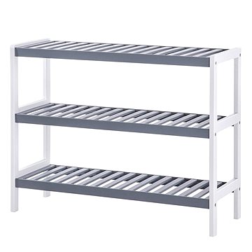 

Songmics Praktický regál SKU Brycen šedo/bílý