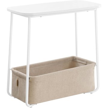 

Songmics Odkládací stolek Vasagle Moris 03, 60 cm bílý/béžový