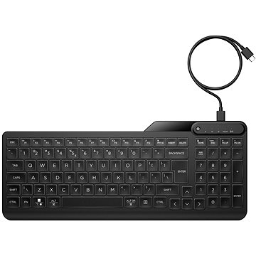 

HP 405 Multi-Device Wired Backlit Keyboard - CZ/SK