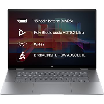 

HP ENVY x360 16-ad0000nc Meteor silver Aluminium Celokovový