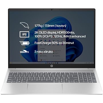 

HP Pavilion 16-af0901nc Natural silver Kovový