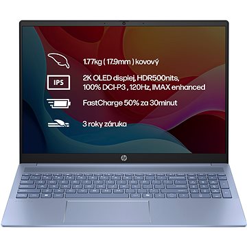 

HP Pavilion 16-af0902nc Sky blue Kovový