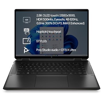 

HP Spectre x360 14-eu0000nc Nightfall Black celokovový