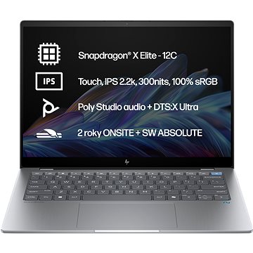 

HP OmniBook X 14-fe0911nc Meteor Silver Celokovový