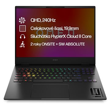 

OMEN Transcend 16-u0901nc Shadow Black Celokovový