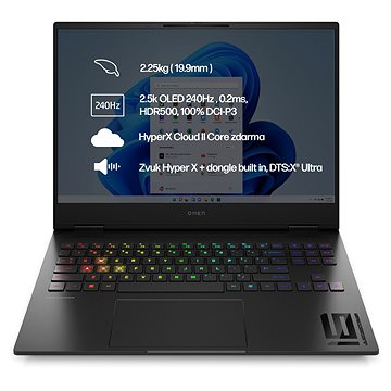 

OMEN Transcend 16-u1433nc Shadow Black Celokovový