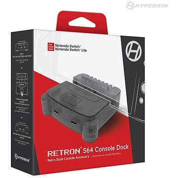 

Hyperkin RetroN S64 Console Dock for Nintendo Switch (Smoke Gray)