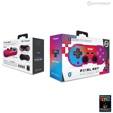 Hyperkin Pixel Art Tetris Bluetooth Controller for Nintendo Switch/PC/Mac/Android (Hyper Gradient)