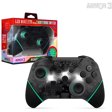 

Armor3 NuChamp Wireless Controller for Nintendo Switch (Black LED)