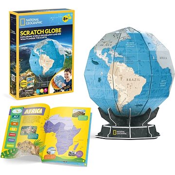 

CUBICFUN 3D puzzle Glóbus (stírací) 32 dílků