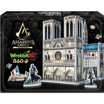 

WREBBIT 3D puzzle Assassin's Creed Unity: Notre-Dame 860 dílků